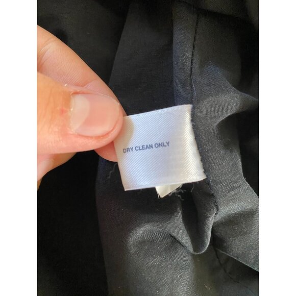 Vintage Gap Mens Wool-Blend‎ Coat Black Large Size Classic Style Warm Outerwear - Picture 5 of 7